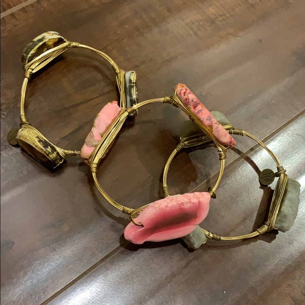 Set of 3 Bourbon & Bowties bracelets